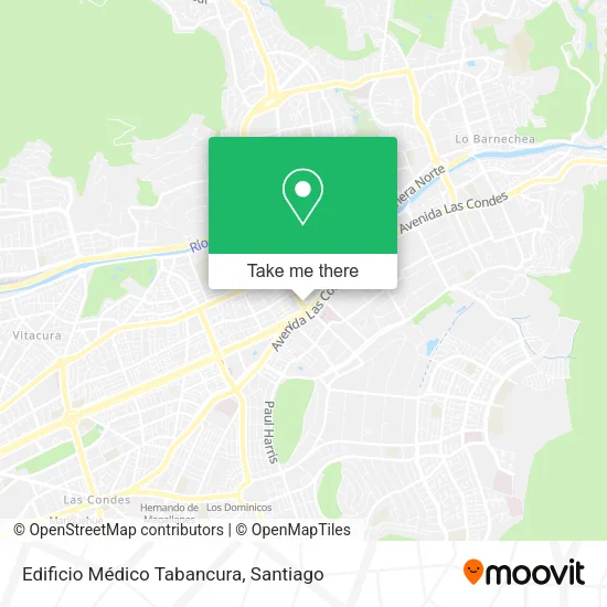 Edificio Médico Tabancura map