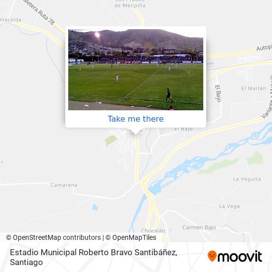 Estadio Municipal Roberto Bravo Santibáñez map