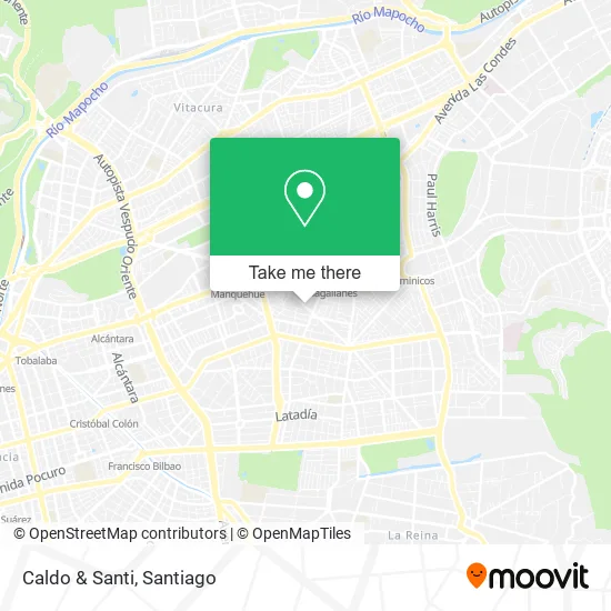 Caldo & Santi map