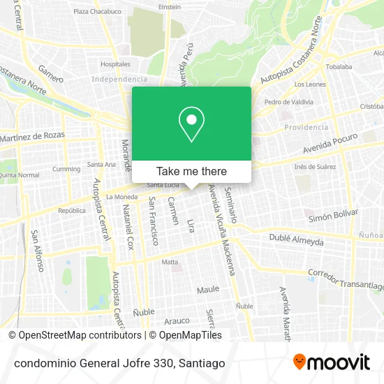condominio  General Jofre 330 map