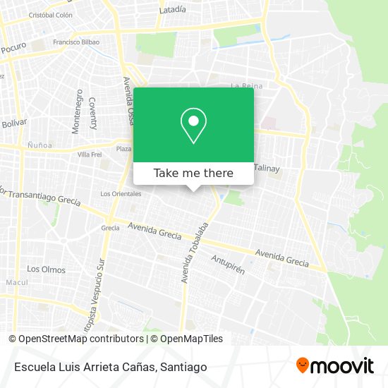 Escuela Luis Arrieta Cañas map