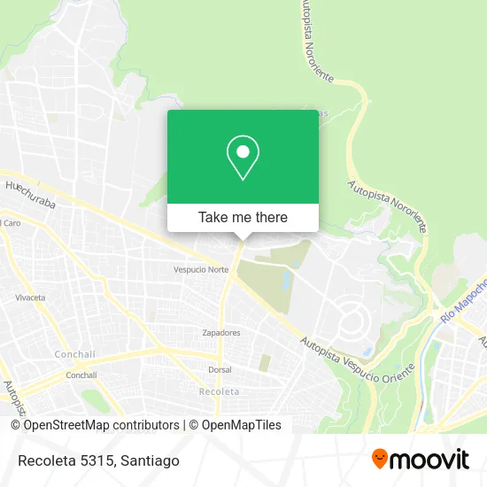 Recoleta 5315 map