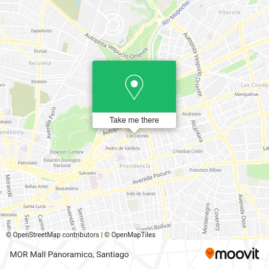 MOR Mall Panoramico map