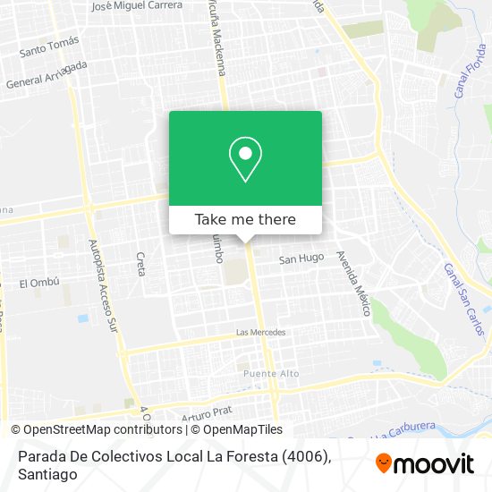 Parada De Colectivos Local La Foresta (4006) map