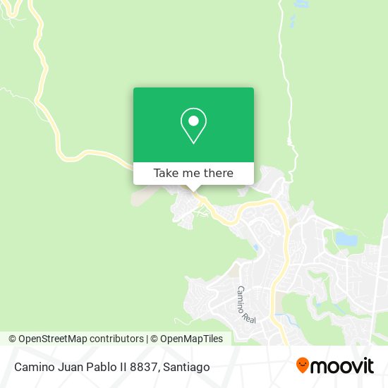 Mapa de Camino Juan Pablo II 8837
