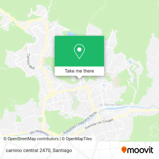 camino central 2470 map