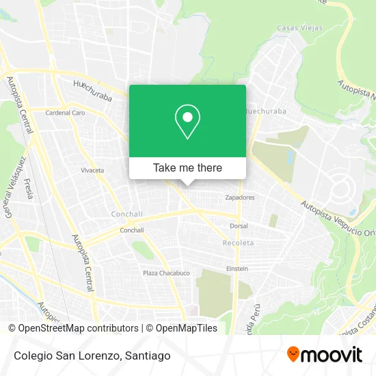 Colegio San Lorenzo map