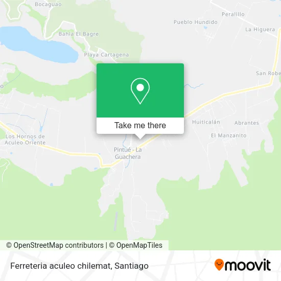 Ferreteria aculeo chilemat map