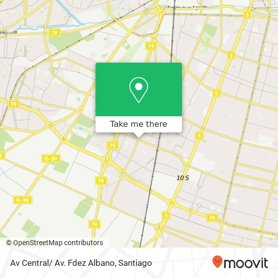 Av Central/ Av. Fdez Albano map