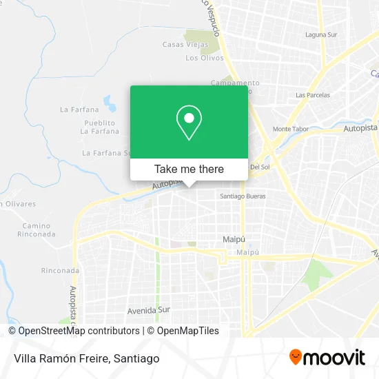 Villa Ramón Freire map