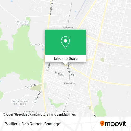 Botilleria Don Ramon map