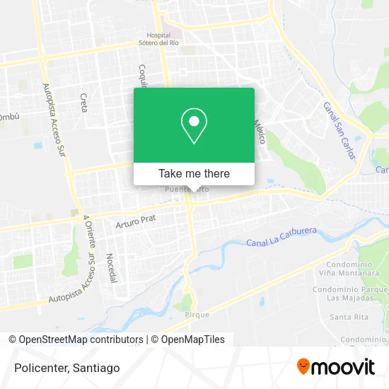 Policenter map