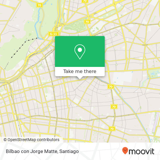 Mapa de Bilbao con Jorge Matte