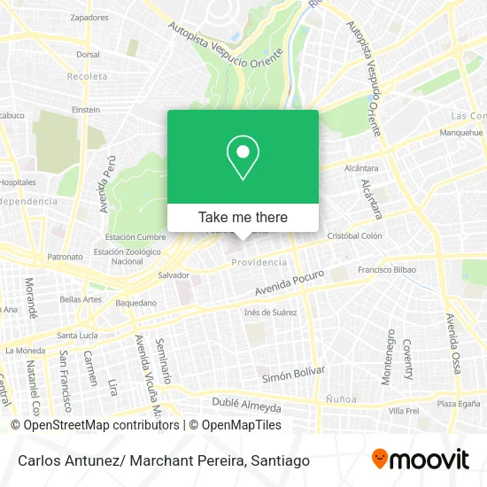 Carlos Antunez/ Marchant Pereira map