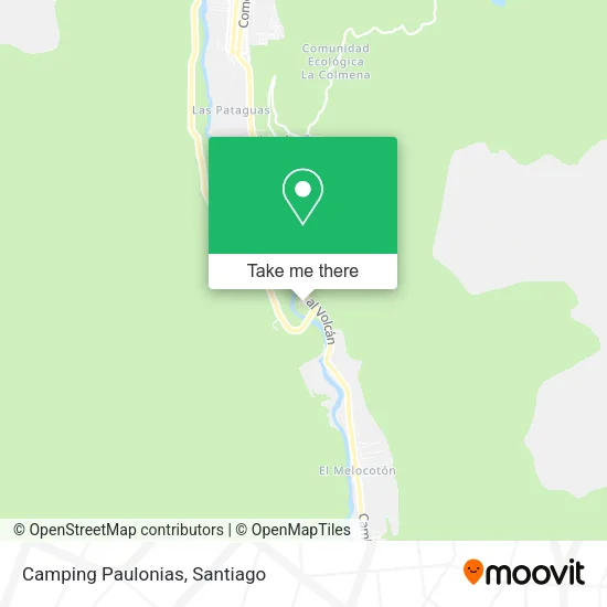 Camping Paulonias map