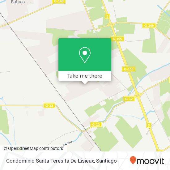 Mapa de Condominio Santa Teresita De Lisieux