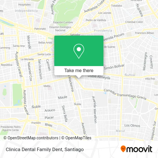 Clinica Dental Family Dent map