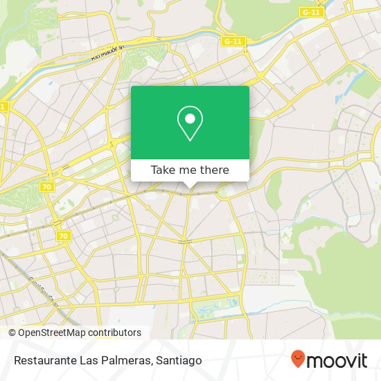 Restaurante Las Palmeras map