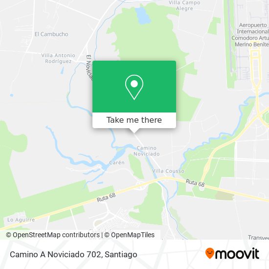 Camino A Noviciado 702 map