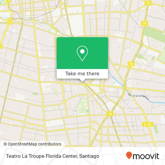 Teatro La Troupe Florida Center map