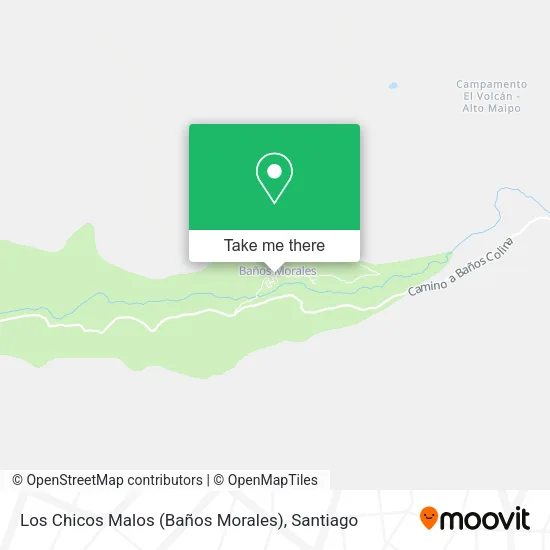 Mapa de Los Chicos Malos (Baños Morales)