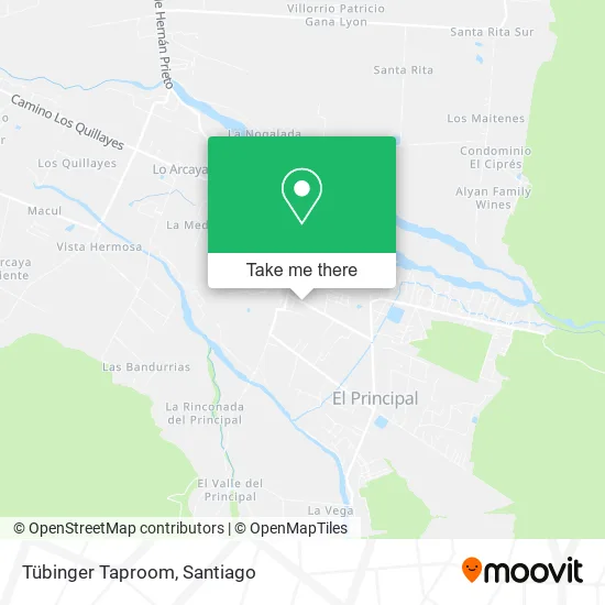 Tübinger Taproom map