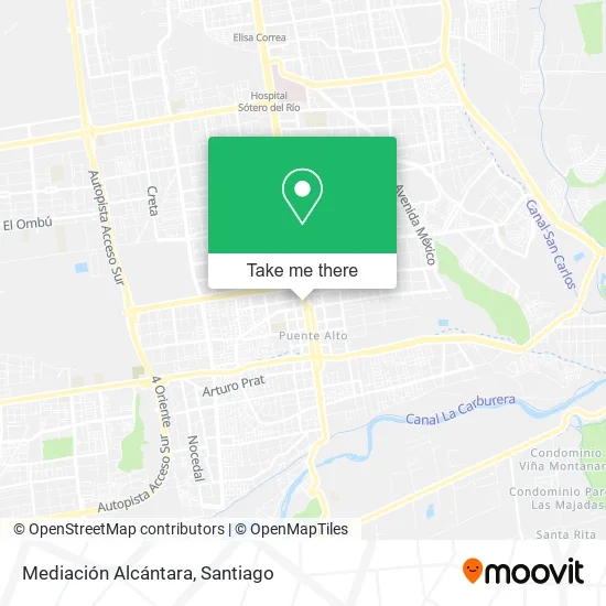 Mediación Alcántara map