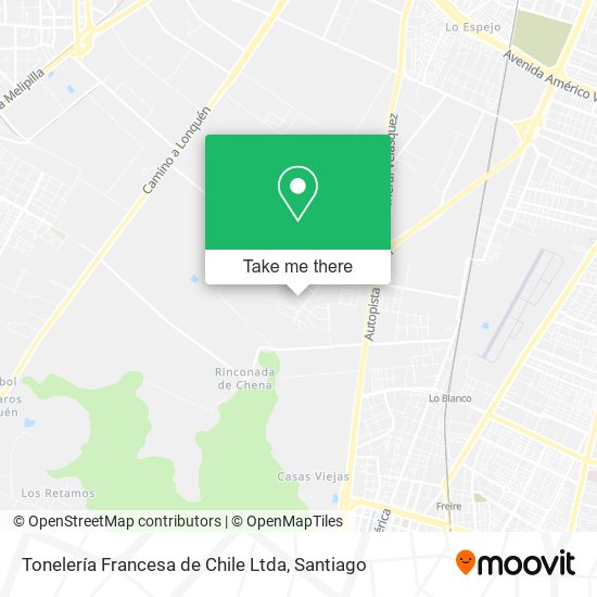 Tonelería Francesa de Chile Ltda map