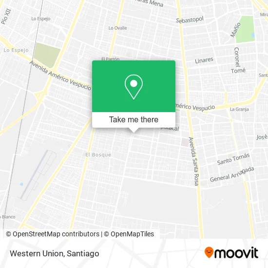 Western Union map