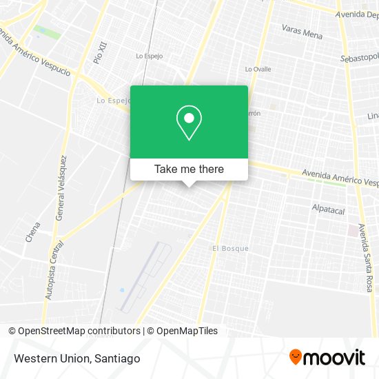 Western Union map