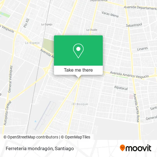 Ferreteria mondragón map