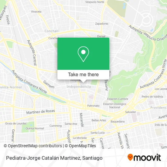 Pediatra-Jorge Catalán Martínez map