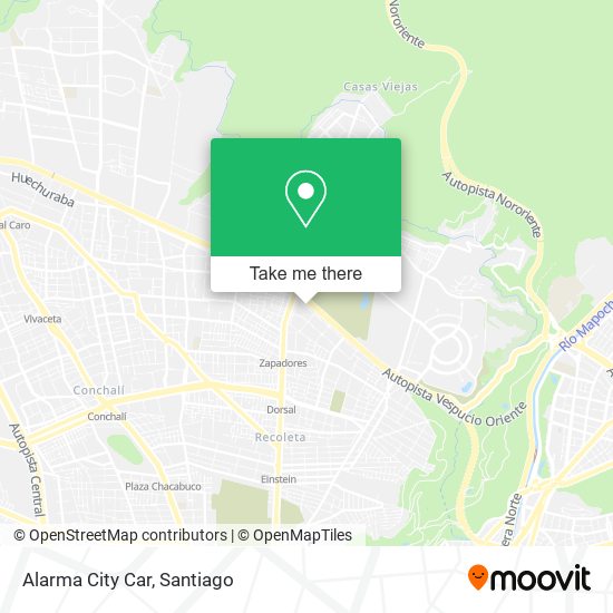 Alarma City Car map
