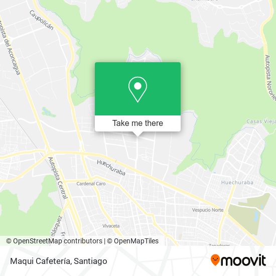Mapa de Maqui Cafetería