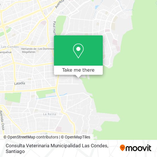 Consulta Veterinaria Municipalidad Las Condes map