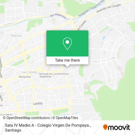 Mapa de Sala IV Medio A - Colegio Virgen De Pompeya.
