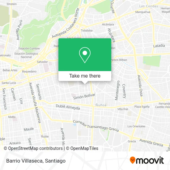 Barrio Villaseca map