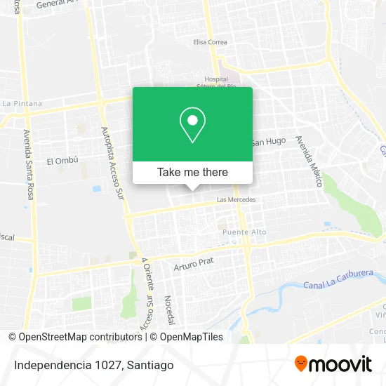 Independencia 1027 map