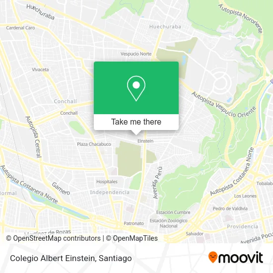 Colegio Albert Einstein map