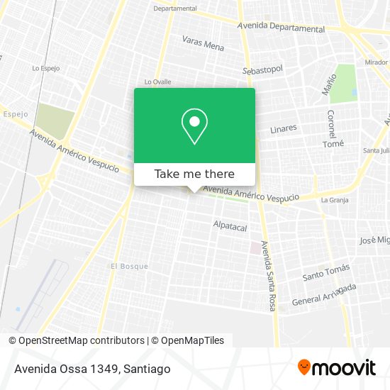 Avenida Ossa 1349 map