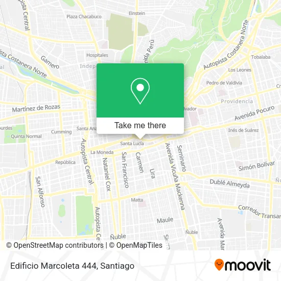 Edificio Marcoleta 444 map