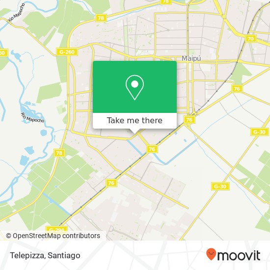 Telepizza map