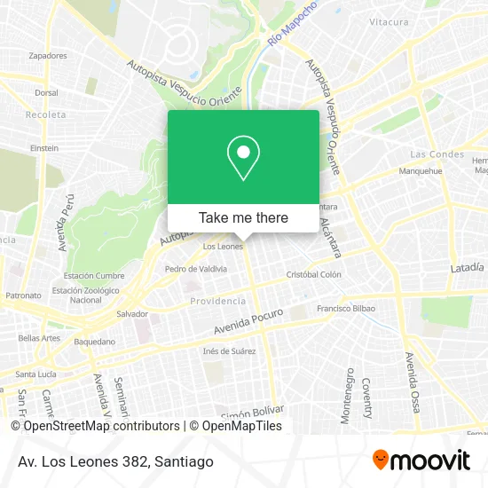 Av. Los Leones 382 map