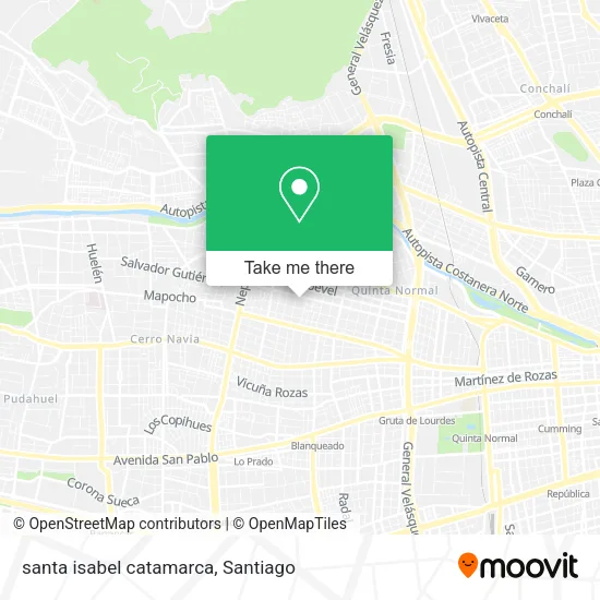 santa isabel catamarca map