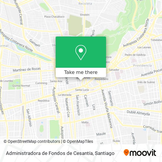 Administradora de Fondos de Cesantía map