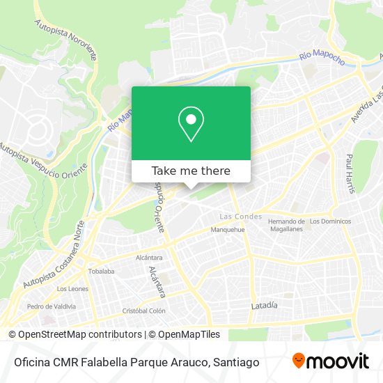 Oficina CMR Falabella Parque Arauco map