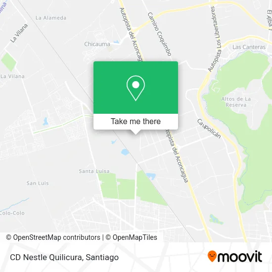 CD Nestle Quilicura map