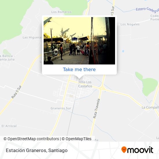 Estación Graneros map