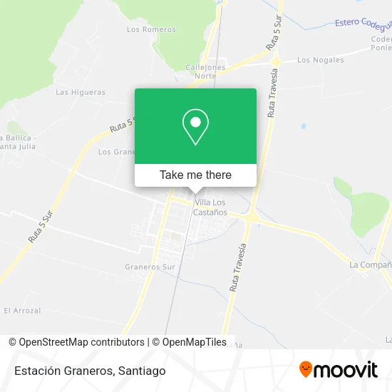 Estación Graneros map