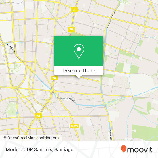 Módulo UDP San Luis map
